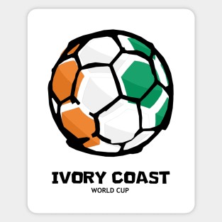 Ivory Coast Football Country Flag Sticker